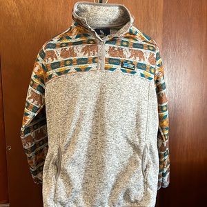 Simply Southern xxl sweatshirt with bears, jeeps, and arrows.